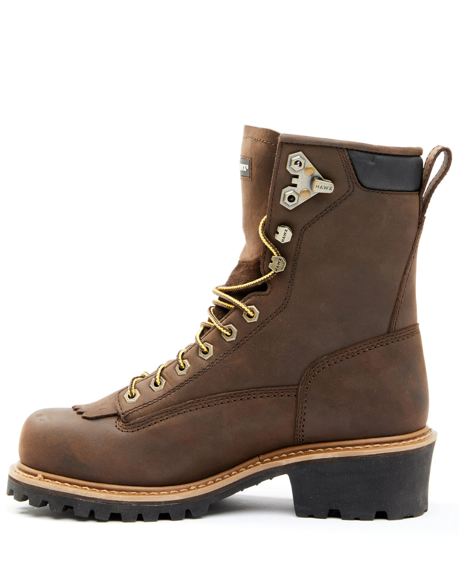 Hawx Men's 8" Waterproof Logger Boots - Steel Toe 5 Hawx Men's 8" Waterproof Logger Boots - Steel Toe - Image 3