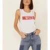 Wondery Women's Wild Bar Graphic Muscle Tank Top  -Twisted X Sales 2000336327 100 P1