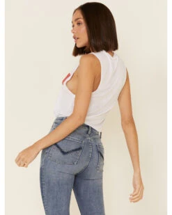 Wondery Women's Wild Bar Graphic Muscle Tank Top 11 Wondery Women's Wild Bar Graphic Muscle Tank Top -Twisted X Sales 2000336327 100 P5