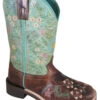 Smoky Mountain Little Girls' Wildflower Western Boots - Broad Square Toe 2 Smoky Mountain Little Girls' Wildflower Western Boots - Broad Square Toe -Twisted X Sales 2000339850 200 P1