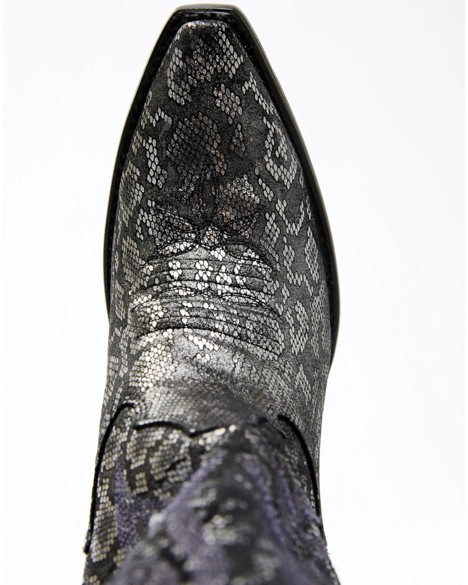 Dan Post Women's Black Snake Print Western Boots - Snip Toe 8 Dan Post Women's Black Snake Print Western Boots - Snip Toe - Image 6