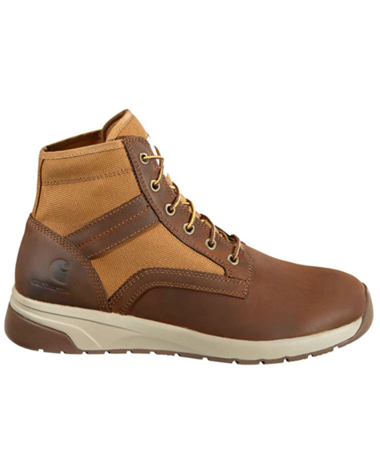 Carhartt Men's Brown Lightweight Work Boots - Nano Composite Toe 4 Carhartt Men's Brown Lightweight Work Boots - Nano Composite Toe - Image 2