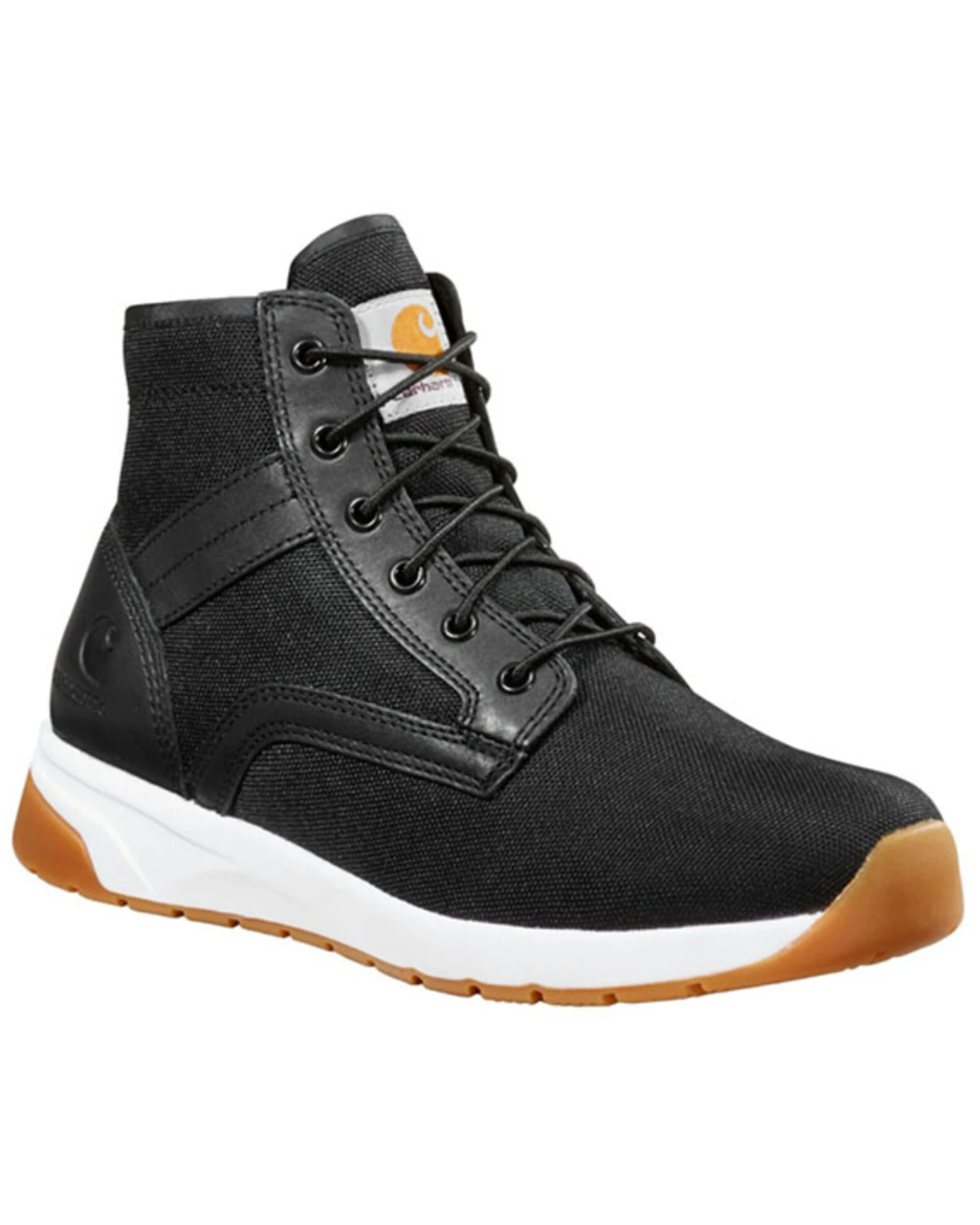 Carhartt Men's Black Lightweight Work Boots - Nano Composite Toe 3 Carhartt Men's Black Lightweight Work Boots - Nano Composite Toe