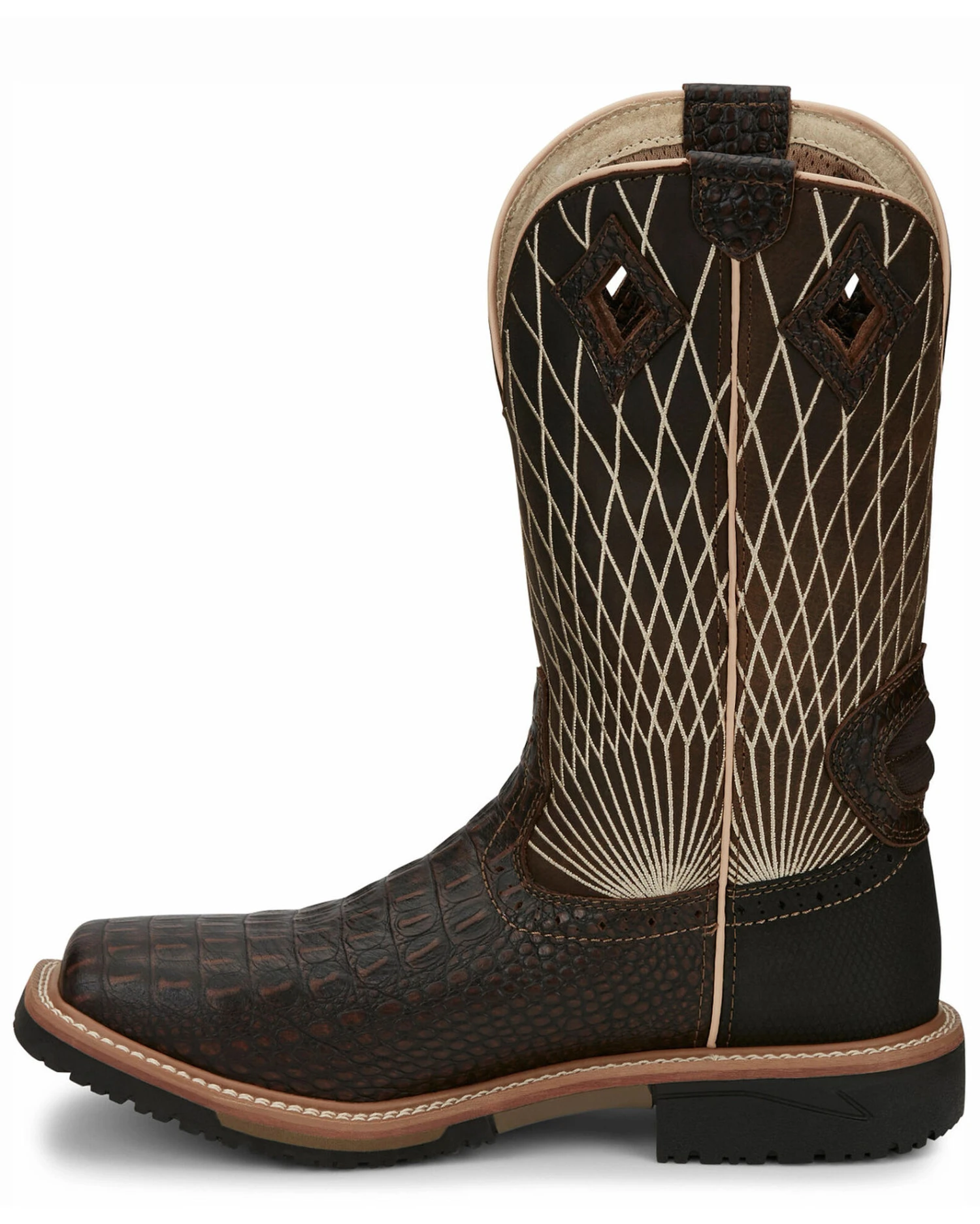 Justin Men's Derrickman Western Work Boots - Composite Toe 5 Justin Men's Derrickman Western Work Boots - Composite Toe - Image 3