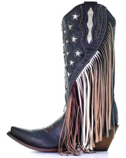 Corral Women's Lamb Stars Inlay & Studs Western Boots - Snip Toe -Twisted X Sales 2000340851 400 P3