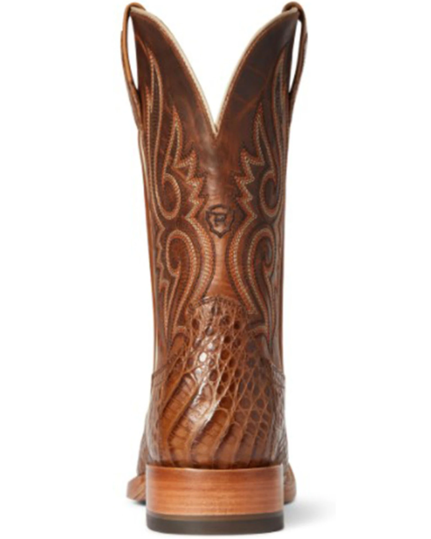 Ariat Men's Denton Exotic Caiman Belly Skin Western Boots - Broad Square Toe 5 Ariat Men's Denton Exotic Caiman Belly Skin Western Boots - Broad Square Toe - Image 3