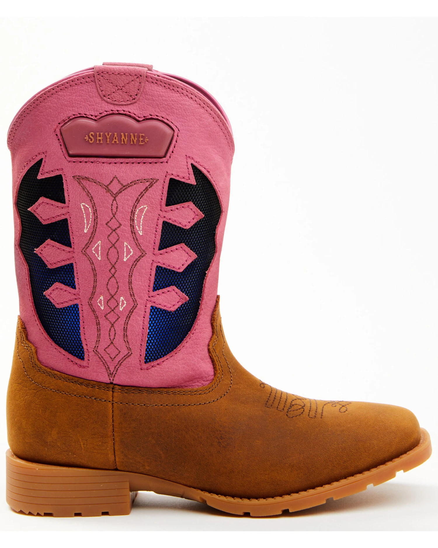 Shyanne Girls' Light-Up Western Boots - Round Toe 4 Shyanne Girls' Light-Up Western Boots - Round Toe - Image 2