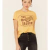 Bandit Brand Women's Mustard Silver Spur Spoon Graphic Tee 1 Bandit Brand Women's Mustard Silver Spur Spoon Graphic Tee -Twisted X Sales 2000341513 701 P1