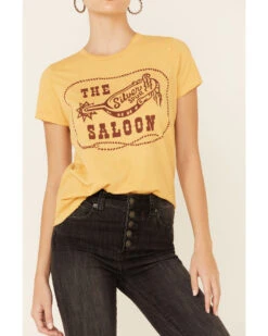 Bandit Brand Women's Mustard Silver Spur Spoon Graphic Tee  -Twisted X Sales 2000341513 701 P3