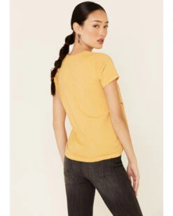 Bandit Brand Women's Mustard Silver Spur Spoon Graphic Tee  -Twisted X Sales 2000341513 701 P4