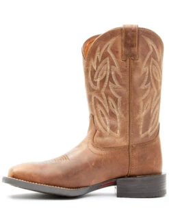 Justin Men's Dusky Brown Canter Cowhide Leather Western Boots - Broad Square Toe  -Twisted X Sales 2000341632 200 P3