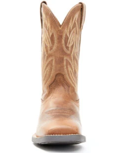 Justin Men's Dusky Brown Canter Cowhide Leather Western Boots - Broad Square Toe  -Twisted X Sales 2000341632 200 P4