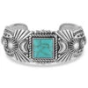 Montana Silversmiths Women's Flourished Turquoise Cuff Bracelet -Twisted X Sales 2000343976 040 P1