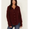 Wishlist Women's Solid Corduroy Oversized Long Sleeve Button Down Shirt 2 Wishlist Women's Solid Corduroy Oversized Long Sleeve Button Down Shirt -Twisted X Sales 2000344149 640 P1