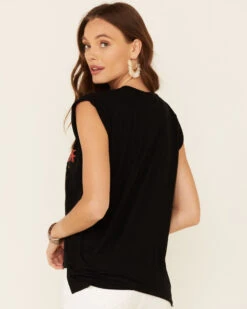 Rodeo Quincy Women's Thunderstruck Cowboy Graphic Short Sleeve Tee  -Twisted X Sales 2000344698 001 P4