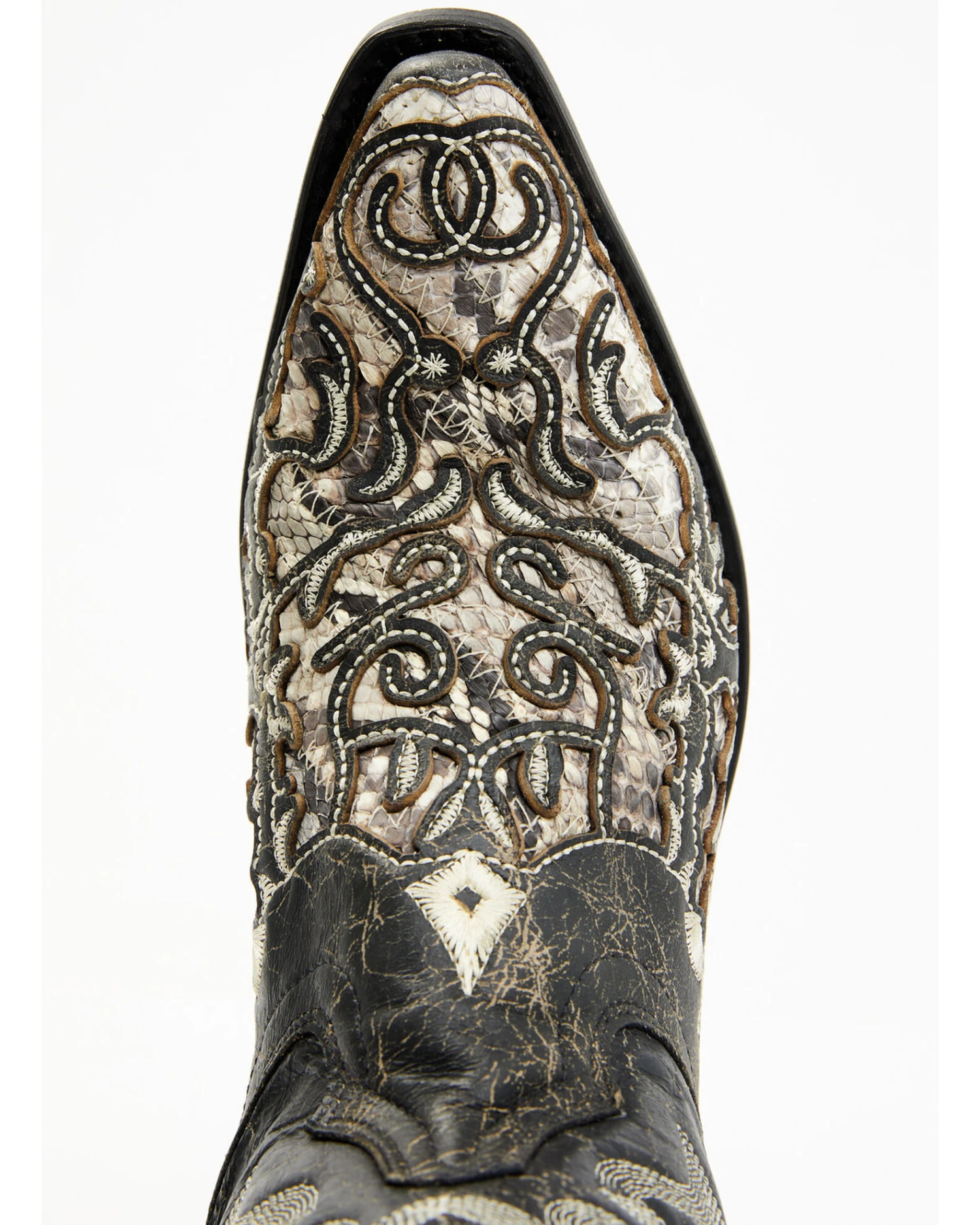 Corral Men's Exotic Python Skin Inlay Western Boots - Snip Toe 8 Corral Men's Exotic Python Skin Inlay Western Boots - Snip Toe - Image 6