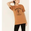 Ali Dee Women's Camel Howdywood Graphic Short Sleeve Tee 1 Ali Dee Women's Camel Howdywood Graphic Short Sleeve Tee -Twisted X Sales 2000345554 290 P1