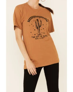 Ali Dee Women's Camel Howdywood Graphic Short Sleeve Tee  -Twisted X Sales 2000345554 290 P3