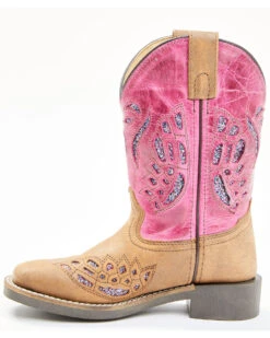 Shyanne Girls' Chloe Glitter Western Boots - Square Toe -Twisted X Sales 2000346557 650 P3