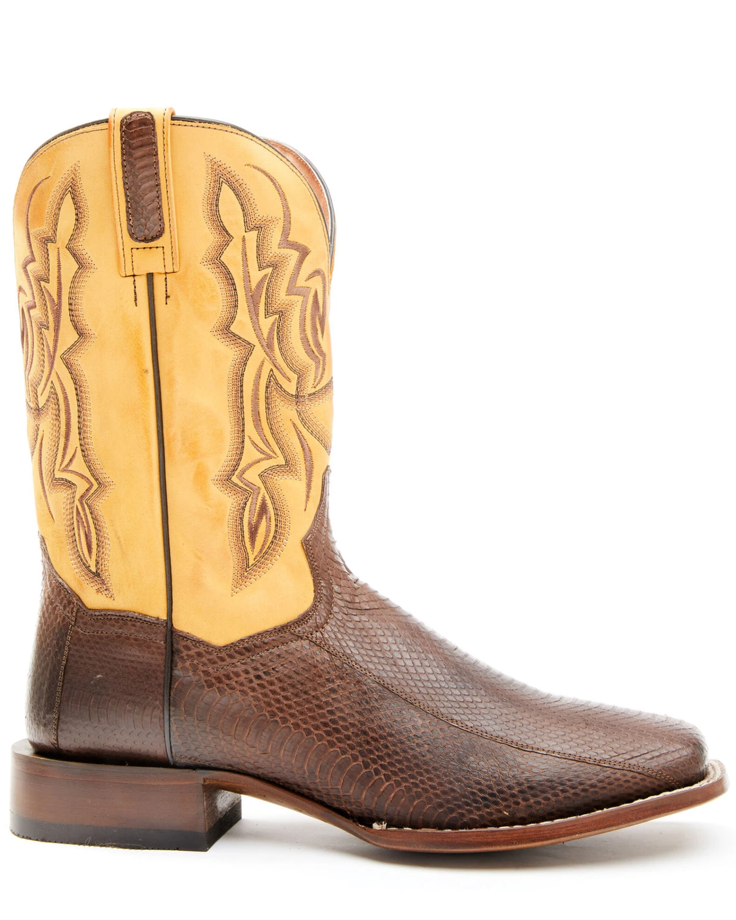 Dan Post Men's Exotic Snake Western Boots - Broad Square Toe 4 Dan Post Men's Exotic Snake Western Boots - Broad Square Toe - Image 2