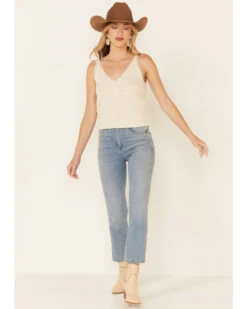 Wishlist Women's Cream Sweater-Knit Pointelle Tank Top 7 Wishlist Women's Cream Sweater-Knit Pointelle Tank Top -Twisted X Sales 2000349765 110 P2