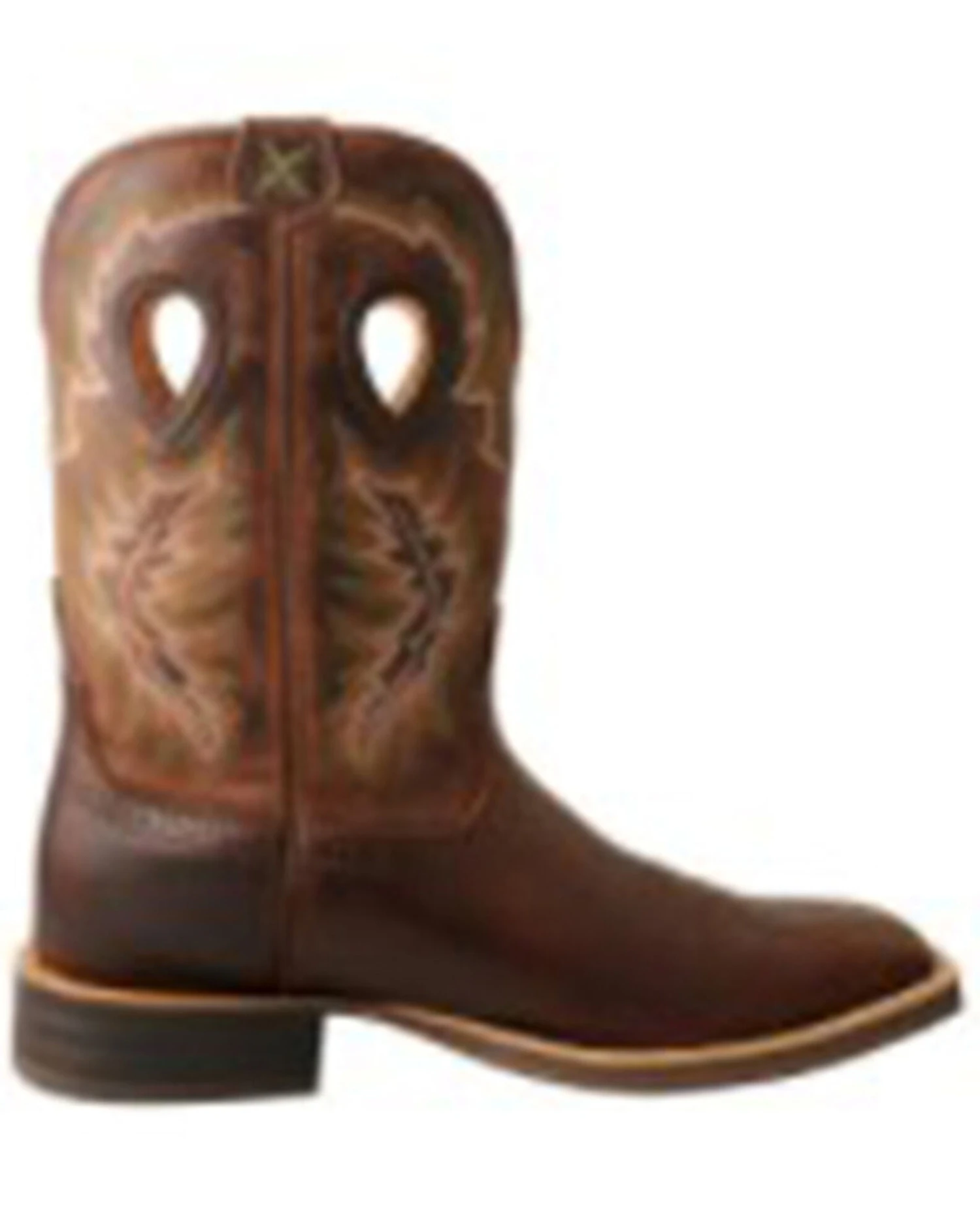 Twisted X Men's Brown Ruff Stock Western Boots - Square Toe 4 Twisted X Men's Brown Ruff Stock Western Boots - Square Toe - Image 2