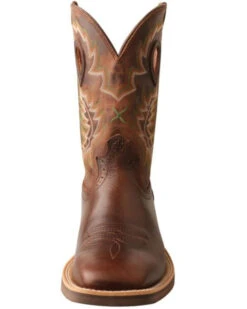 Twisted X Men's Brown Ruff Stock Western Boots - Square Toe 11 Twisted X Men's Brown Ruff Stock Western Boots - Square Toe -Twisted X Sales 2000350217 201 P4