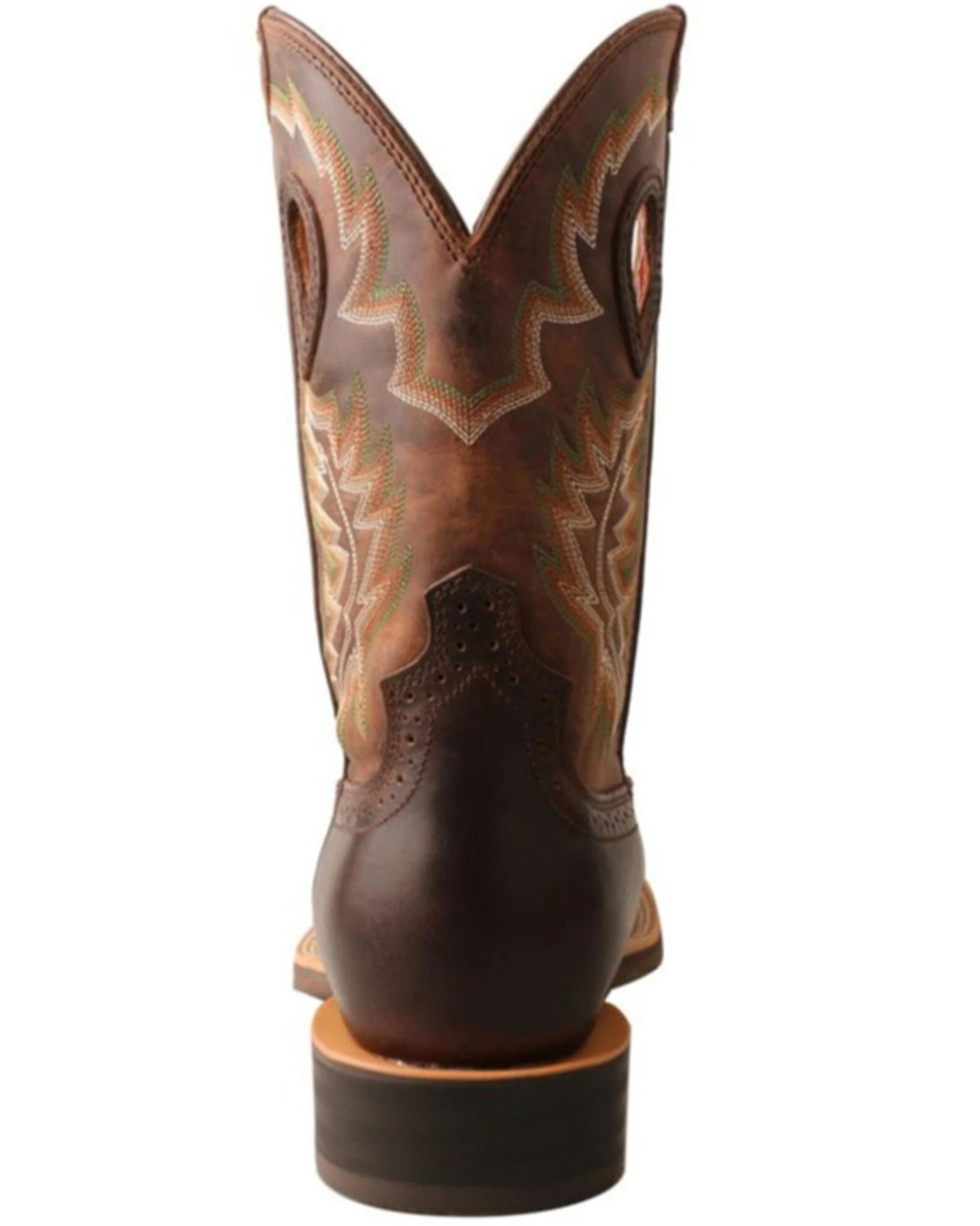Twisted X Men's Brown Ruff Stock Western Boots - Square Toe 7 Twisted X Men's Brown Ruff Stock Western Boots - Square Toe - Image 5