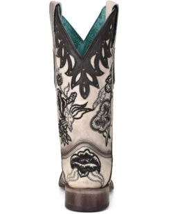 Corral Women's White Overlay Western Boots - Square Toe 9 Corral Women's White Overlay Western Boots - Square Toe -Twisted X Sales 2000351153 922 P4