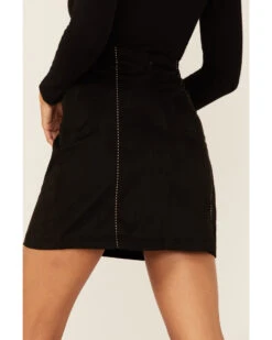Shyanne Women's Black Embroidered Faux Suede Mini Skirt 8 Shyanne Women's Black Embroidered Faux Suede Mini Skirt -Twisted X Sales 2000351352 001 P3