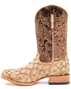 Cody James Men's Exotic Pirarucu Western Boots - Broad Square Toe 11 Cody James Men's Exotic Pirarucu Western Boots - Broad Square Toe -Twisted X Sales 2000351584 280 P3