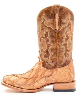 Cody James Men's Caramel Matte Pirarucu Exotic Western Boots - Broad Square Toe 11 Cody James Men's Caramel Matte Pirarucu Exotic Western Boots - Broad Square Toe -Twisted X Sales 2000351586 255 P3