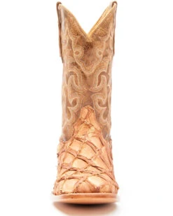 Cody James Men's Caramel Matte Pirarucu Exotic Western Boots - Broad Square Toe 12 Cody James Men's Caramel Matte Pirarucu Exotic Western Boots - Broad Square Toe -Twisted X Sales 2000351586 255 P4
