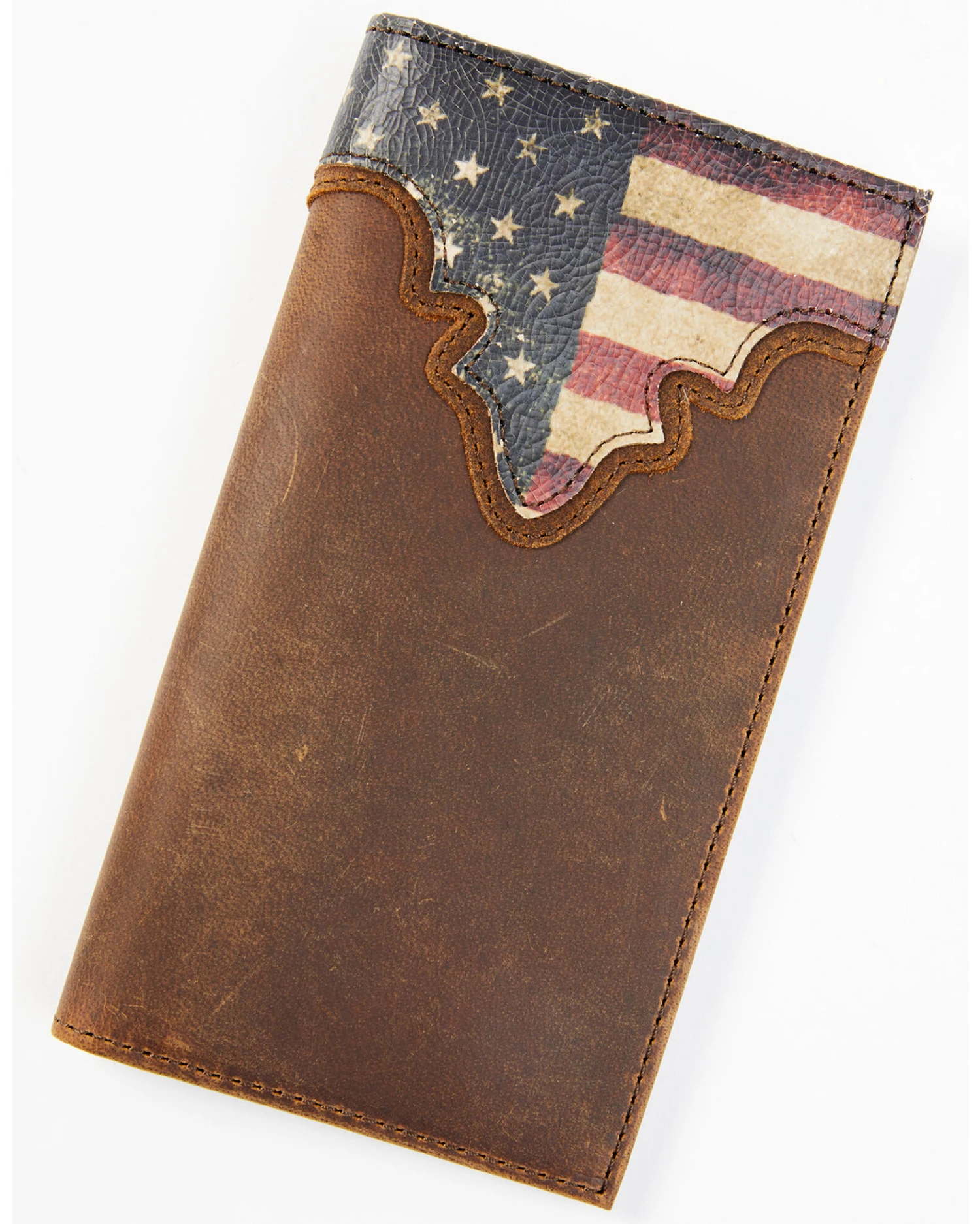 Cody James Men's Distressed Patriotic Checkbook Wallet 3 Cody James Men's Distressed Patriotic Checkbook Wallet