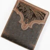 Cody James Men's Brown Ostrich Bifold Tooled Wallet 1 Cody James Men's Brown Ostrich Bifold Tooled Wallet -Twisted X Sales 2000351827 200 P1