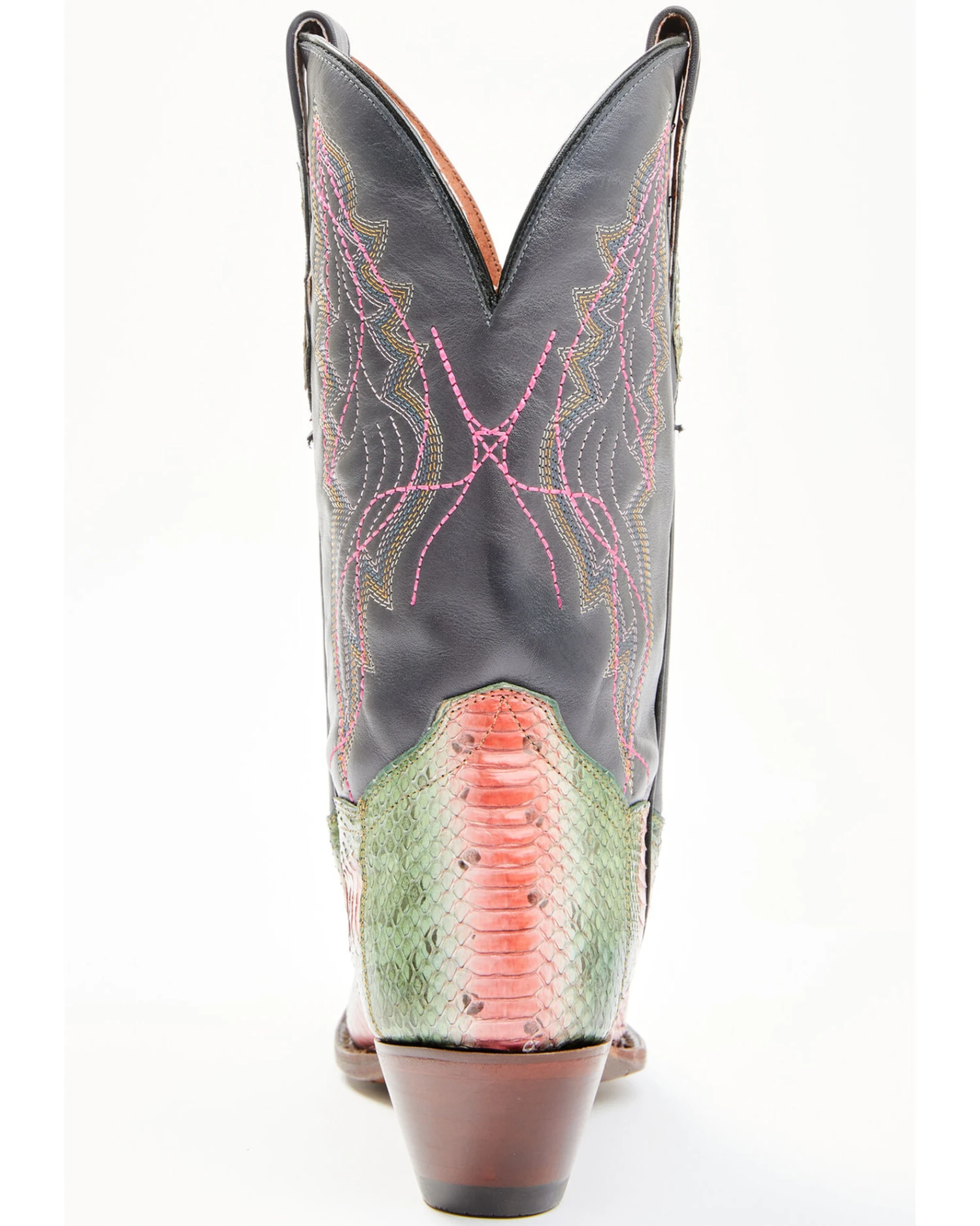 Dan Post Women's Exotic Watersnake Skin Western Boots - Square Toe 7 Dan Post Women's Exotic Watersnake Skin Western Boots - Square Toe - Image 5
