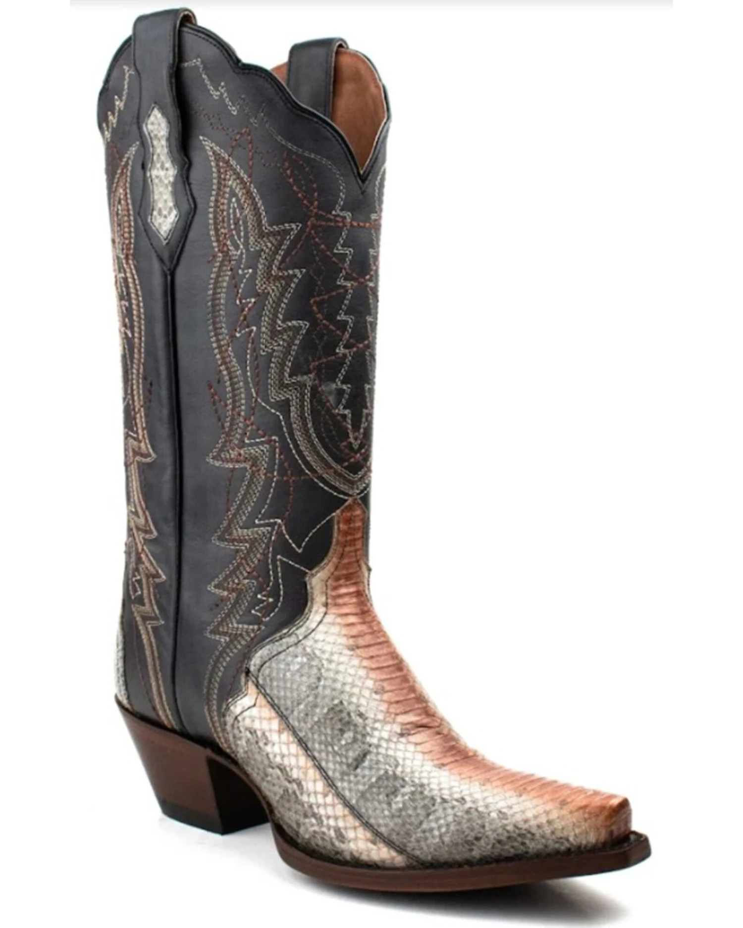 Dan Post Women's Zacatecas Exotic Watersnake Western Boots - Snip Toe 3 Dan Post Women's Zacatecas Exotic Watersnake Western Boots - Snip Toe