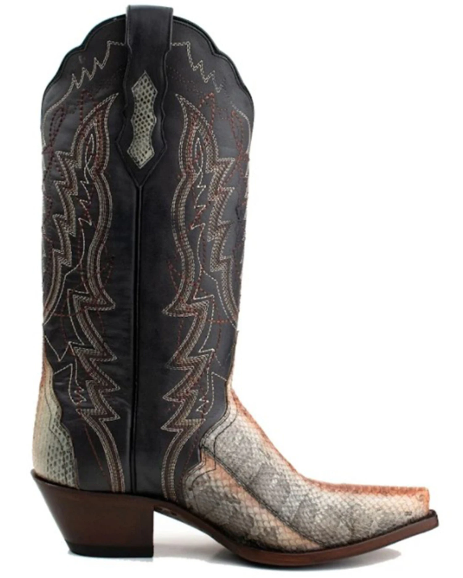Dan Post Women's Zacatecas Exotic Watersnake Western Boots - Snip Toe 4 Dan Post Women's Zacatecas Exotic Watersnake Western Boots - Snip Toe - Image 2