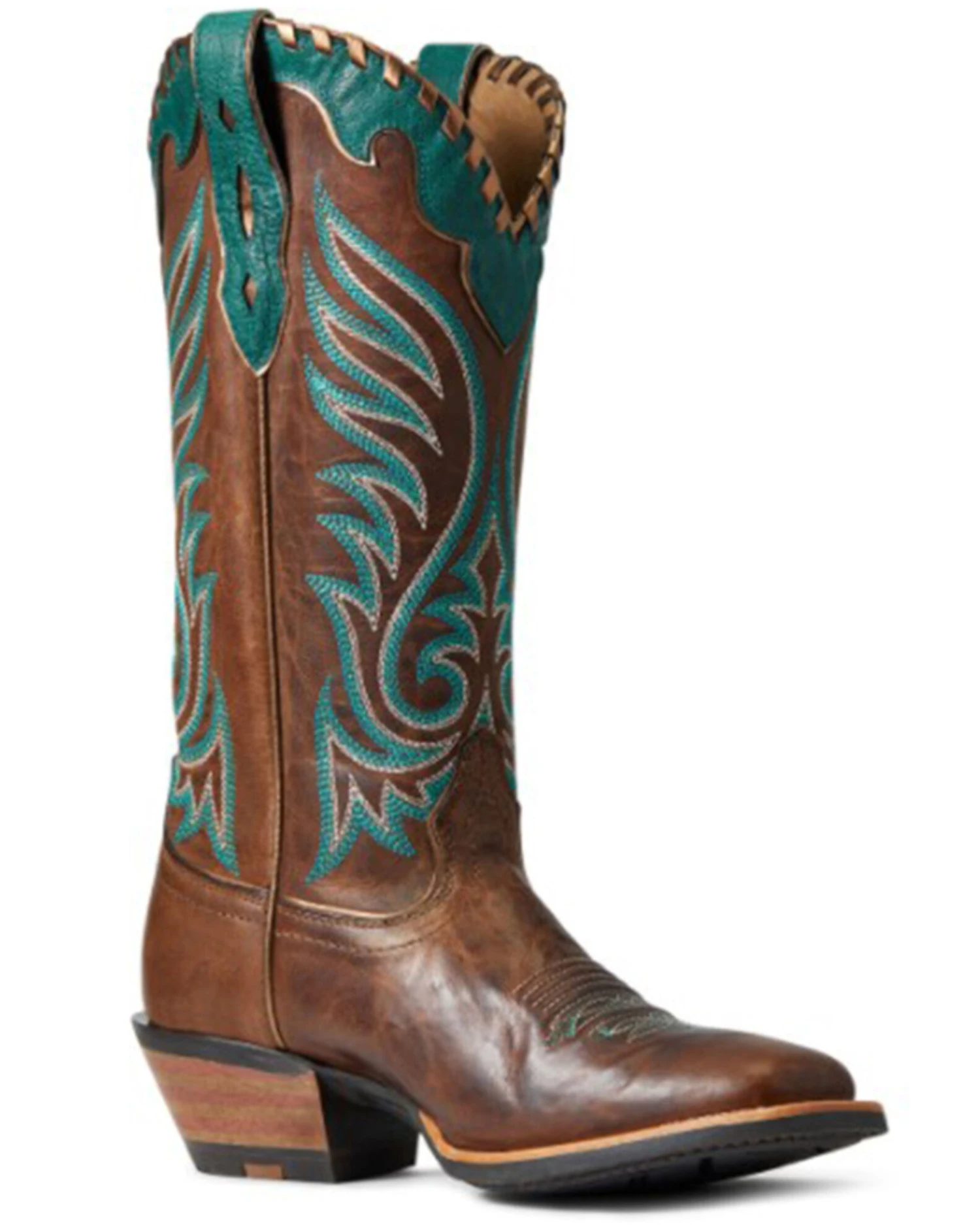 Ariat Women's Weathered Crossfire Picante Performance Western Boots - Broad Square Toe 3 Ariat Women's Weathered Crossfire Picante Performance Western Boots - Broad Square Toe