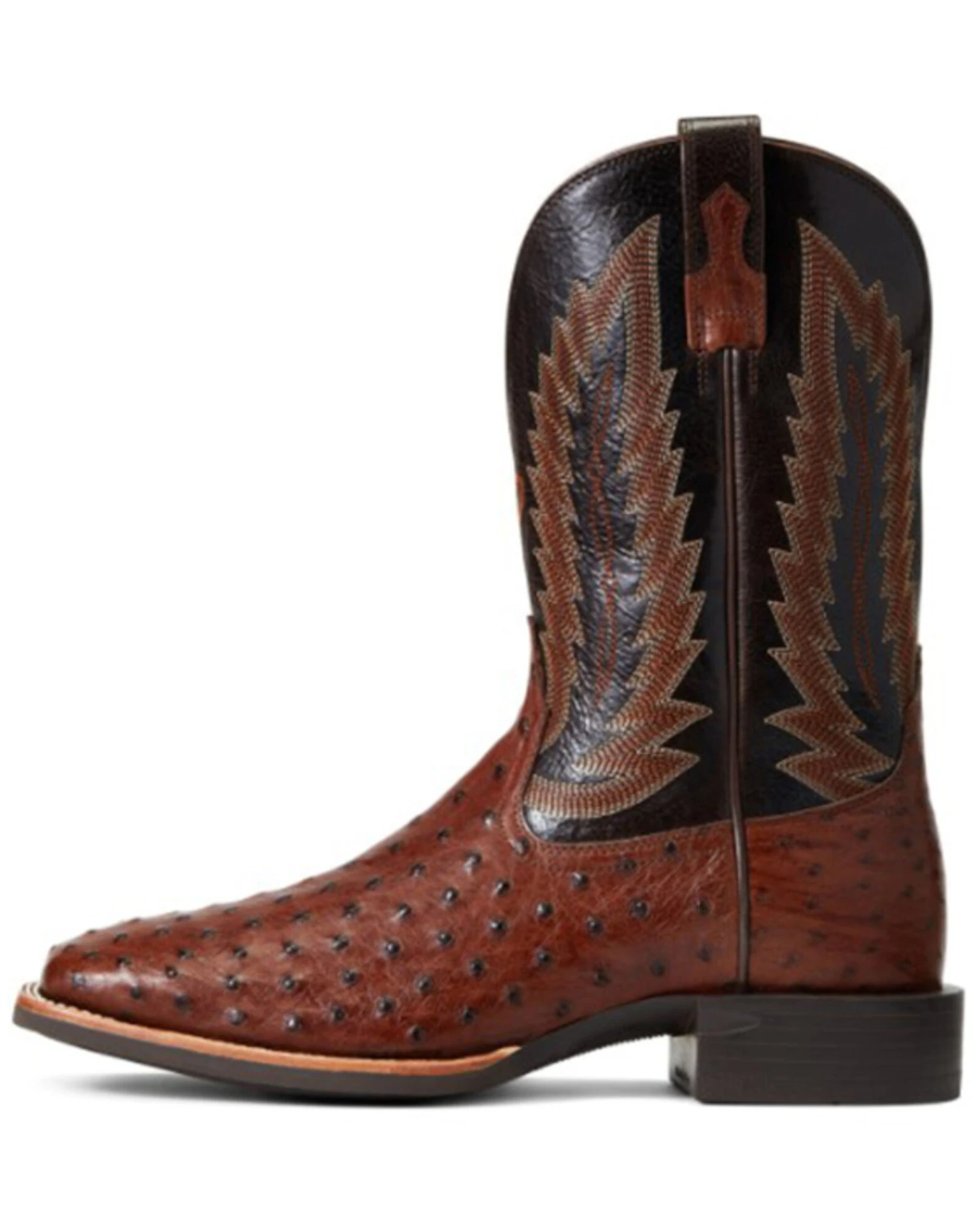Ariat Men's Full Quill Ostrich Quantum Primo Western Boot - Broad Square Toe 4 Ariat Men's Full Quill Ostrich Quantum Primo Western Boot - Broad Square Toe - Image 2