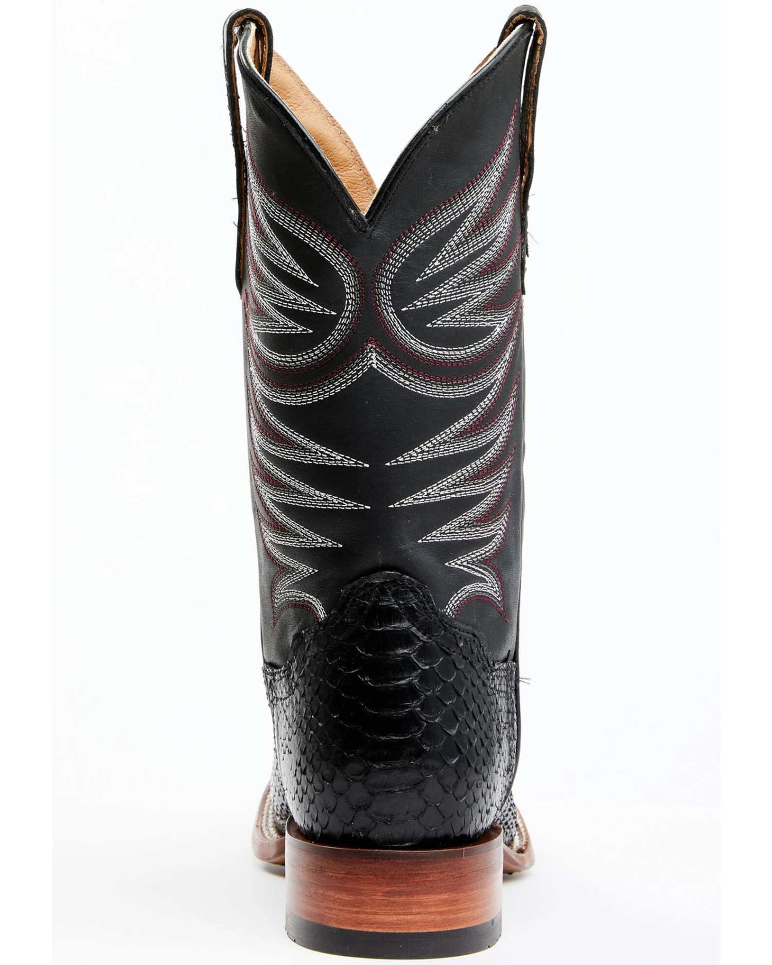 Cody James Men's Matte Python Exotic Western Boots - Broad Square Toe 7 Cody James Men's Matte Python Exotic Western Boots - Broad Square Toe - Image 5