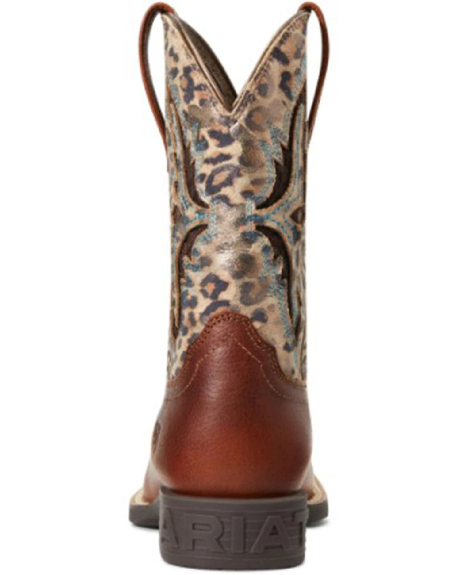 Ariat Girls' Koel VentTEK Leopard Print Western Boots - Broad Square Toe 5 Ariat Girls' Koel VentTEK Leopard Print Western Boots - Broad Square Toe - Image 3