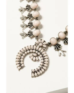 Shyanne Women's Prism Skies Rose Quartz Squash Blossom Necklace 5 Shyanne Women's Prism Skies Rose Quartz Squash Blossom Necklace -Twisted X Sales 2000358531 040 P2