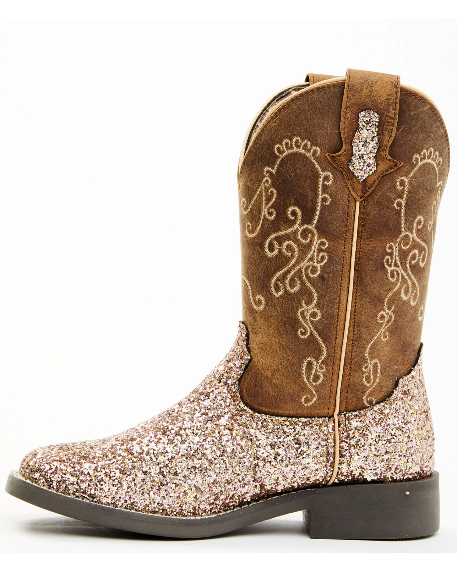 Shyanne Girls' Sparkle Plenty Boots - Broad Square Toe 5 Shyanne Girls' Sparkle Plenty Boots - Broad Square Toe - Image 3