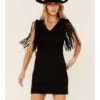 Idyllwind Women's Lady Bird Faux Suede Fringe Muscle Sleeve Dress 2 Idyllwind Women's Lady Bird Faux Suede Fringe Muscle Sleeve Dress -Twisted X Sales 2000359130 001 P1