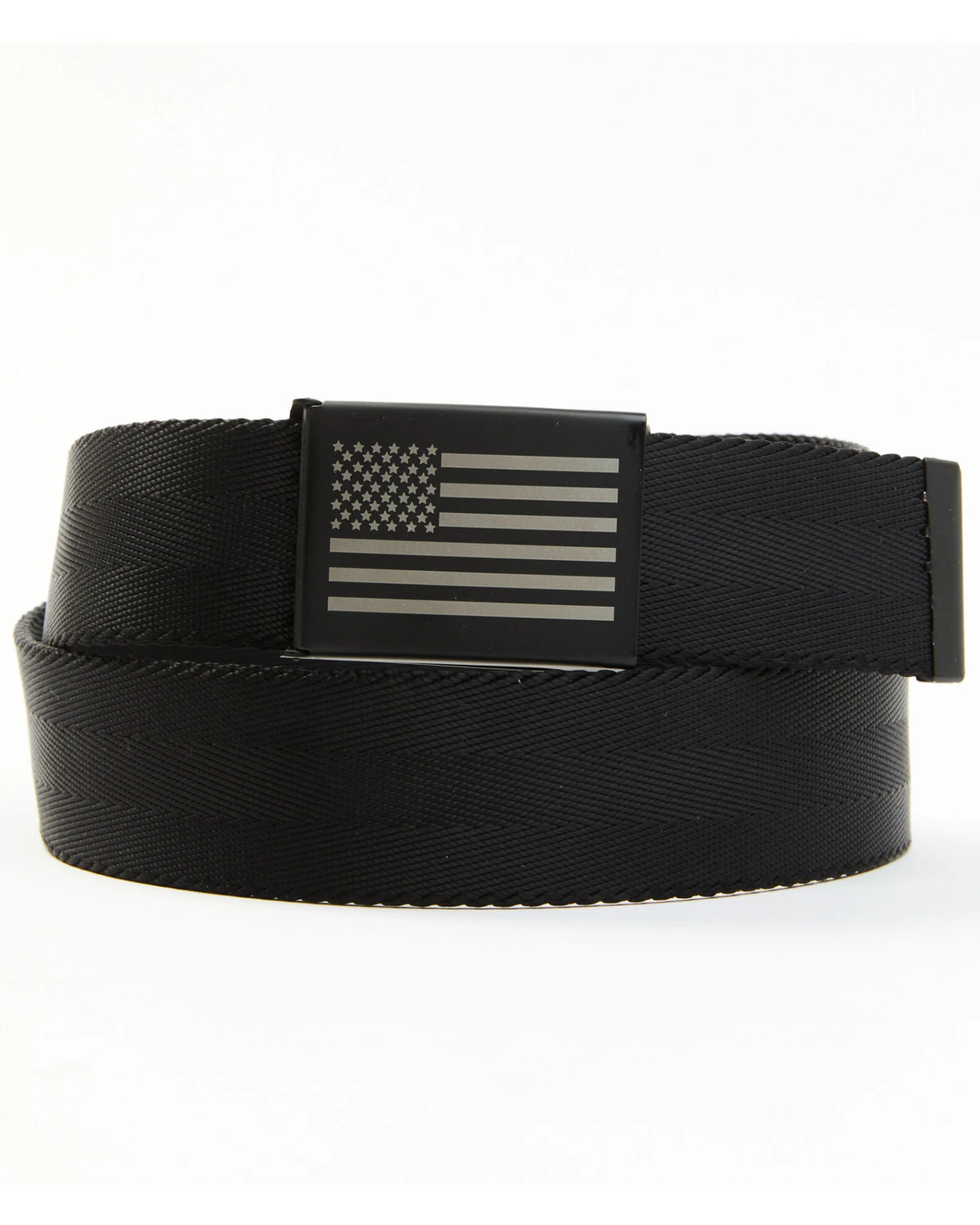 Brothers & Sons Men's Antique Flag Plaque Buckle Nylon Belt 3 Brothers & Sons Men's Antique Flag Plaque Buckle Nylon Belt