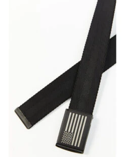 Brothers & Sons Men's Antique Flag Plaque Buckle Nylon Belt 5 Brothers & Sons Men's Antique Flag Plaque Buckle Nylon Belt -Twisted X Sales 2000359185 001 P2