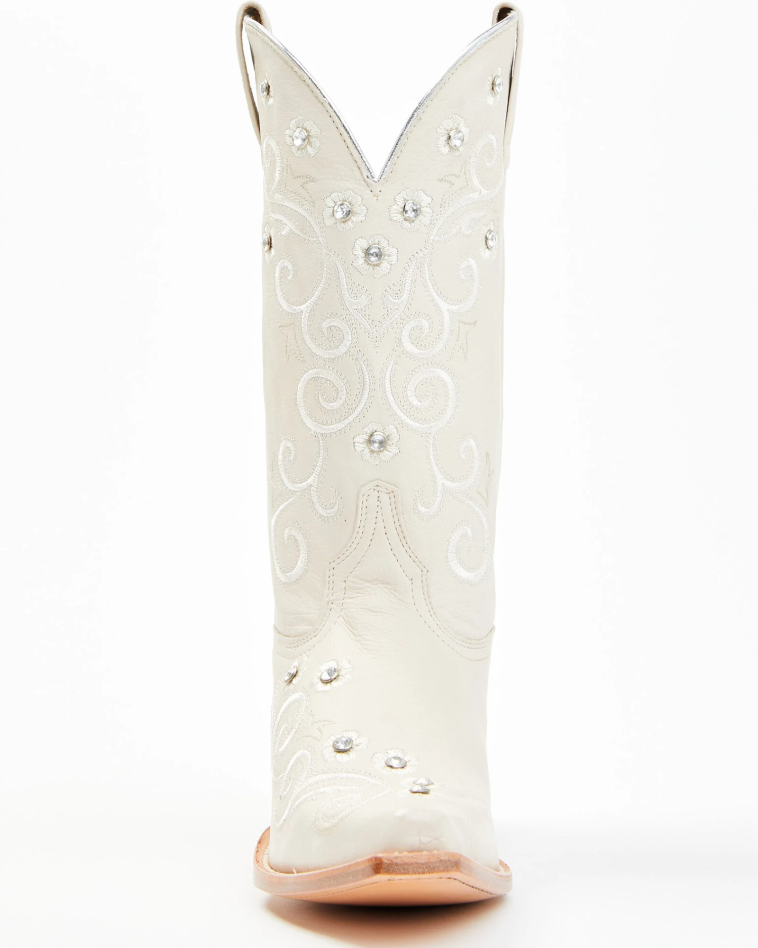 Shyanne Women's Victoria Hueso Studded Stitched Western Boots - Snip Toe 6 Shyanne Women's Victoria Hueso Studded Stitched Western Boots - Snip Toe - Image 4