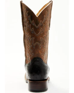 Cody James Men's Saddle Black Full-Quill Ostrich Exotic Western Boots - Broad Square Toe 13 Cody James Men's Saddle Black Full-Quill Ostrich Exotic Western Boots - Broad Square Toe -Twisted X Sales 2000359778 001 P5