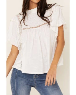 Free People Women's Le Femme Tee -Twisted X Sales 2000360466 100 P3